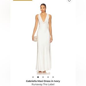 Runaway The Label Ivory Maxi Dress